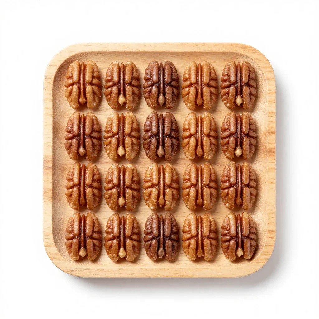 Praline isolated on a white background
