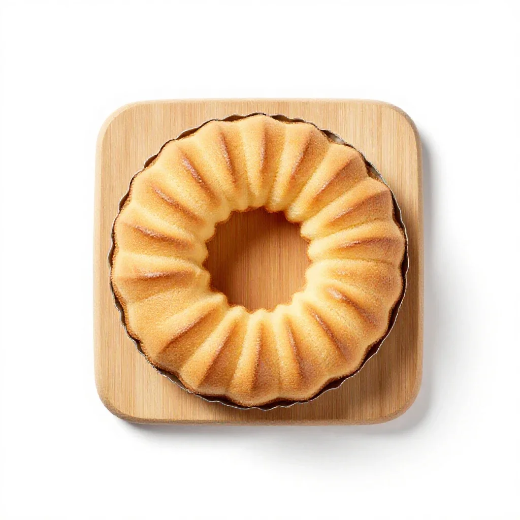 Savarin isolated on a white background