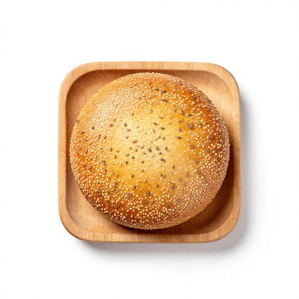 Seedcake isolated on a white background