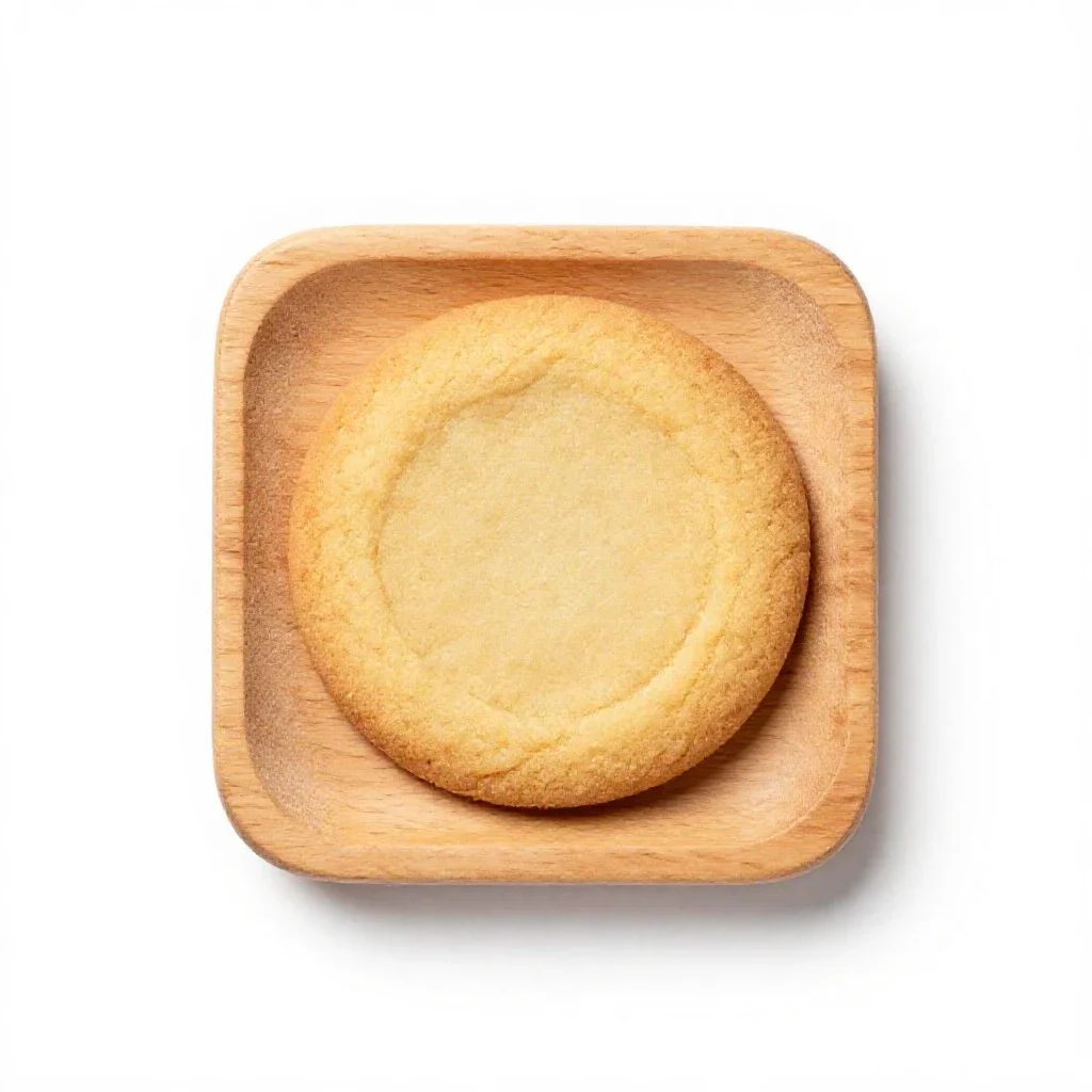 Shortbread isolated on a white background