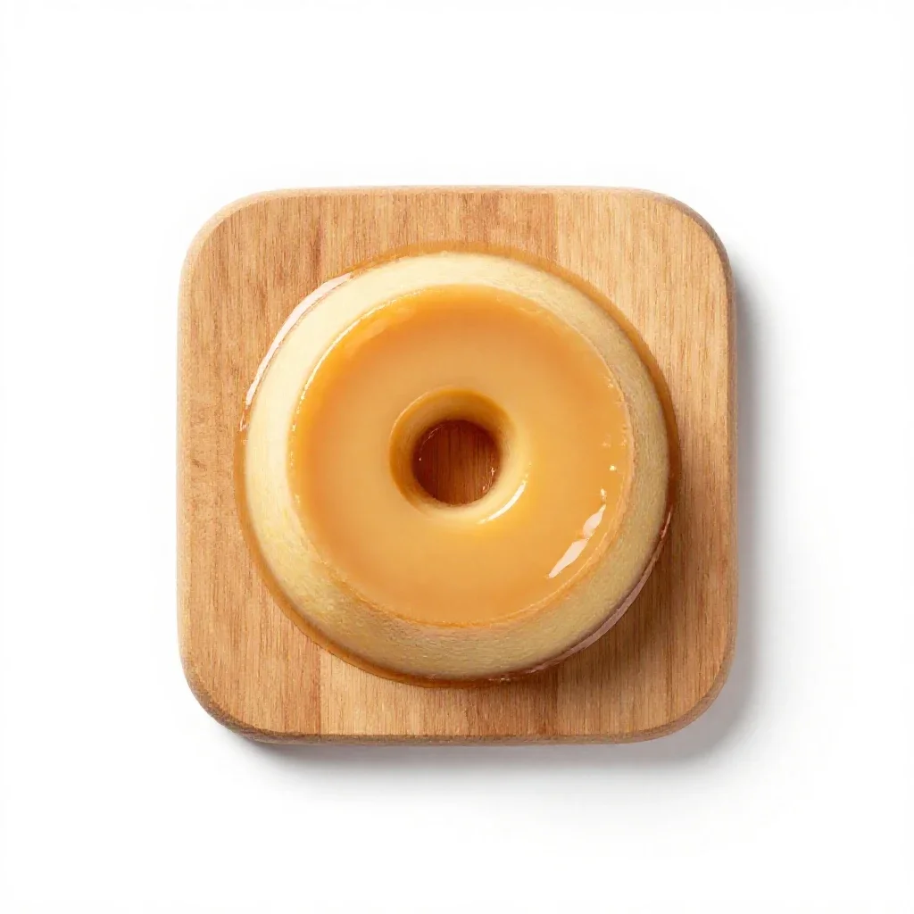 Suet pudding isolated on a white background
