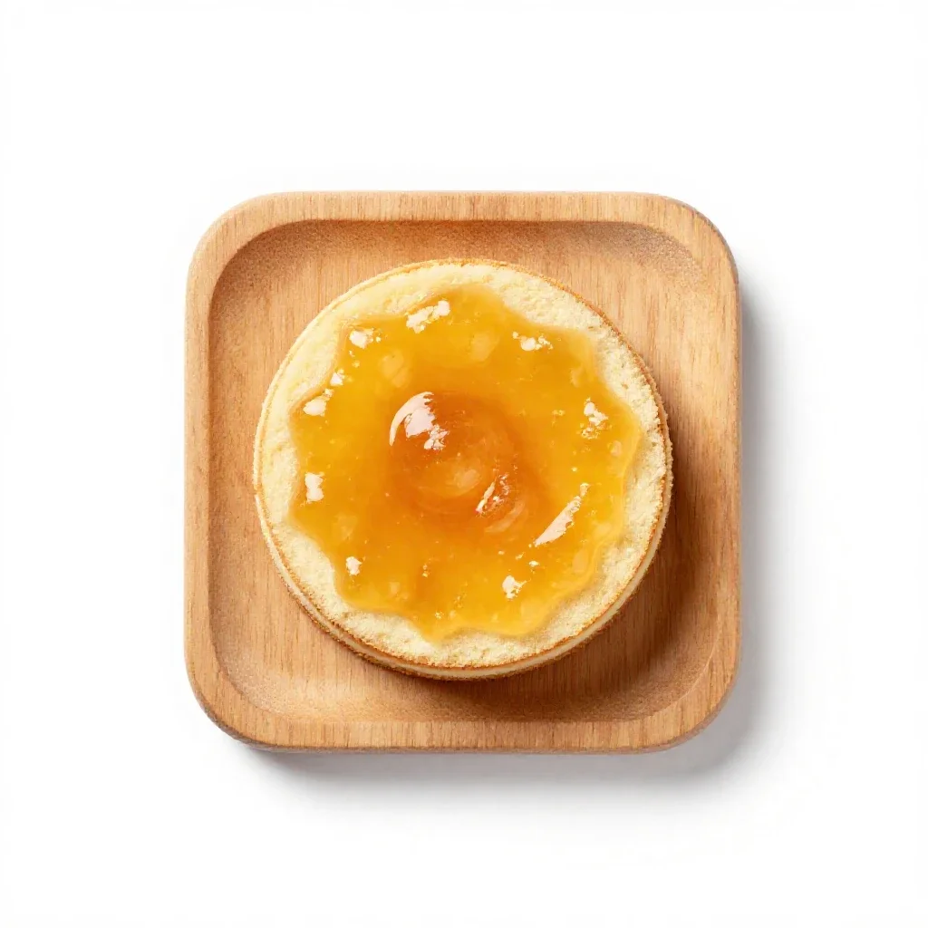 Trifle isolated on a white background