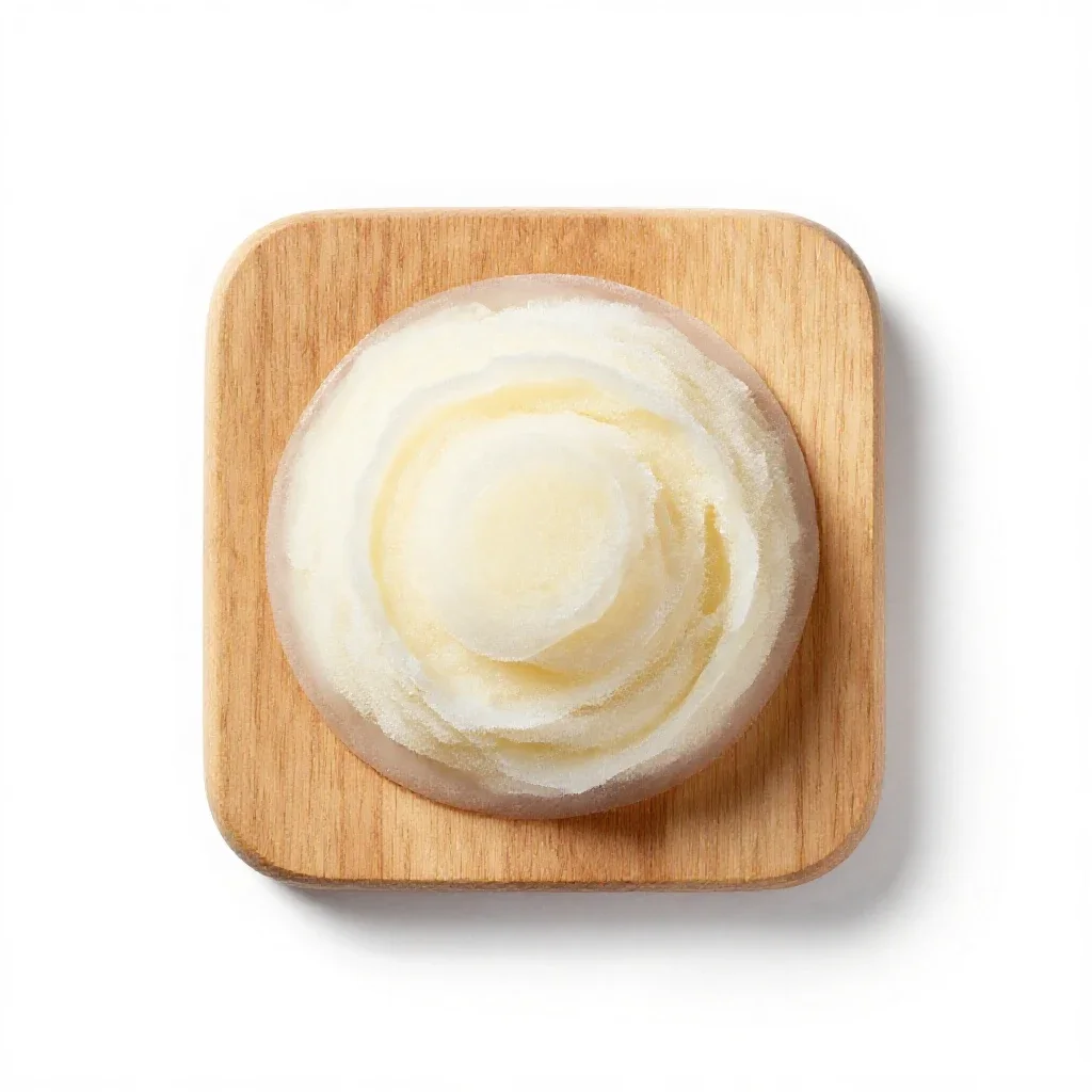 Water ice isolated on a white background