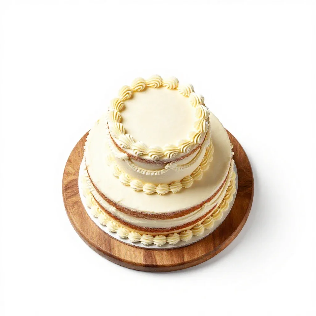 Wedding cake isolated on a white background