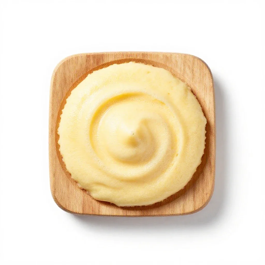 Zabaglione isolated on a white background