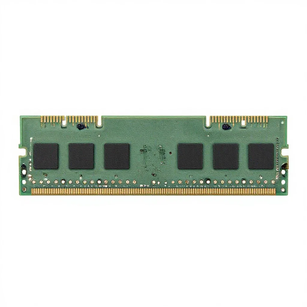 Random-access memory isolated on a white background