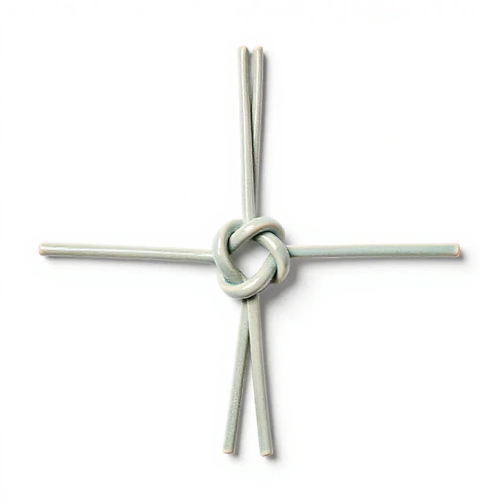 Sheepshank isolated on a white background