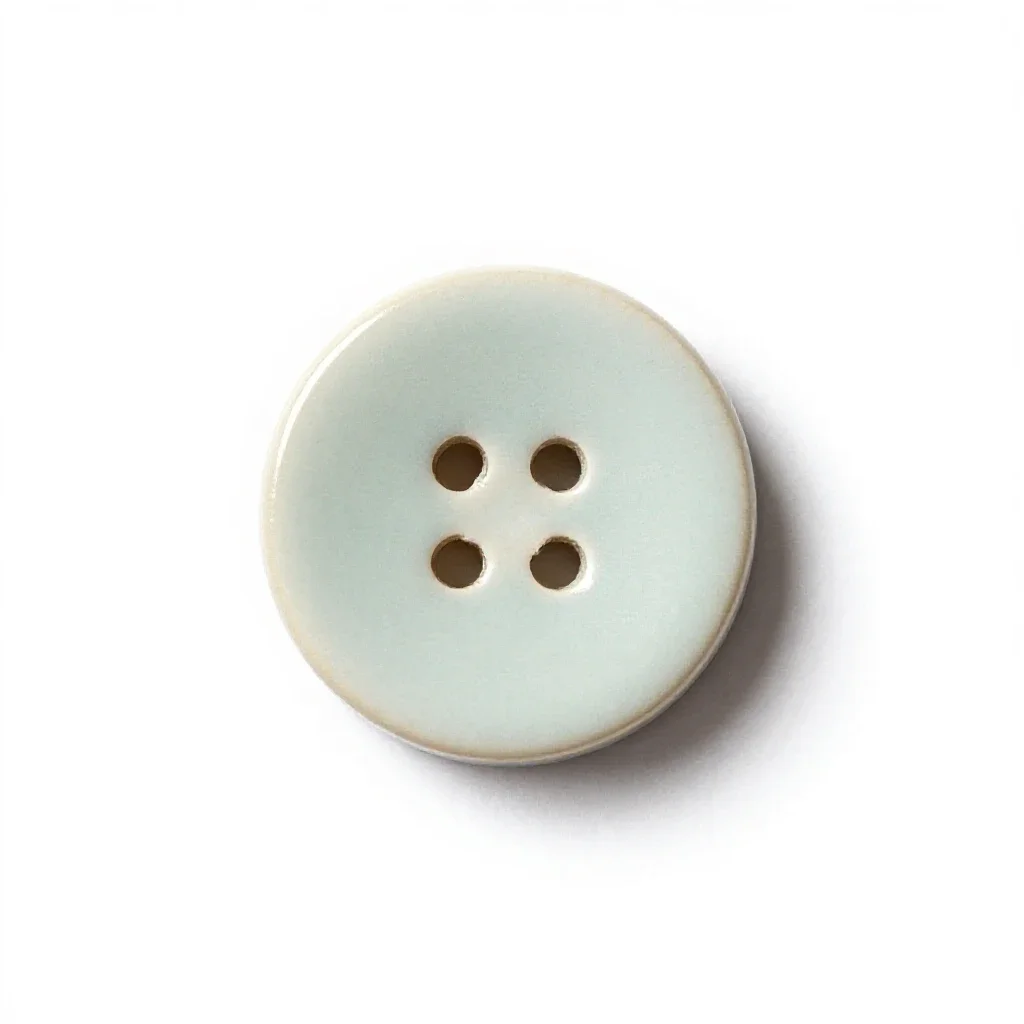 Shirt button isolated on a white background
