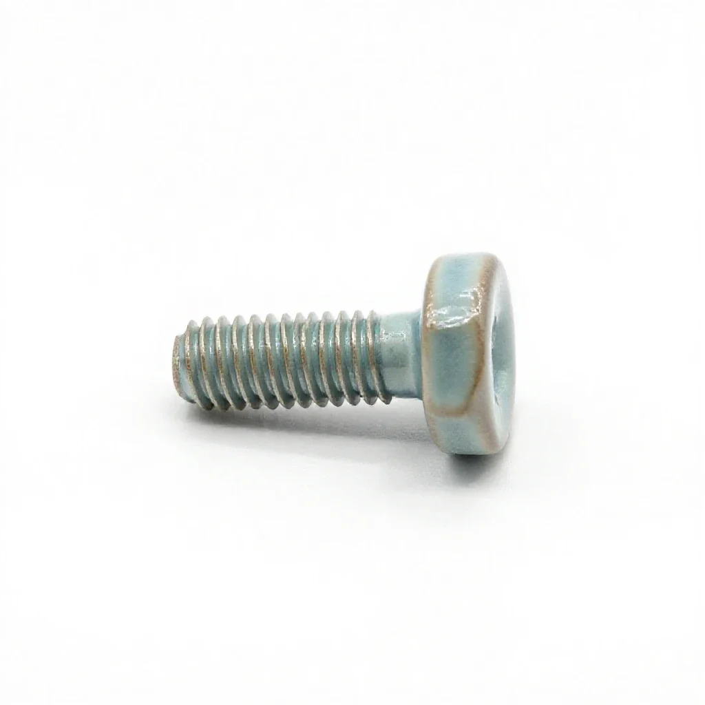 Stove bolt isolated on a white background