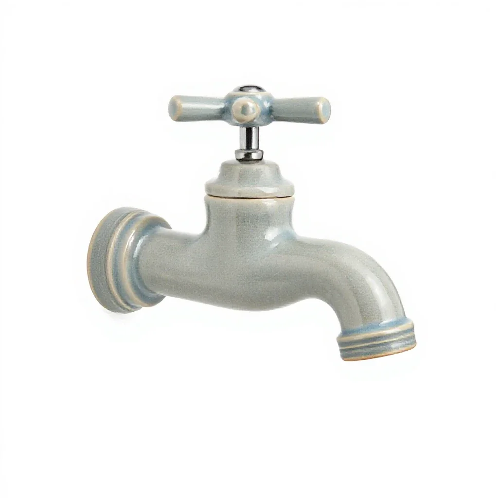 Water faucet isolated on a white background