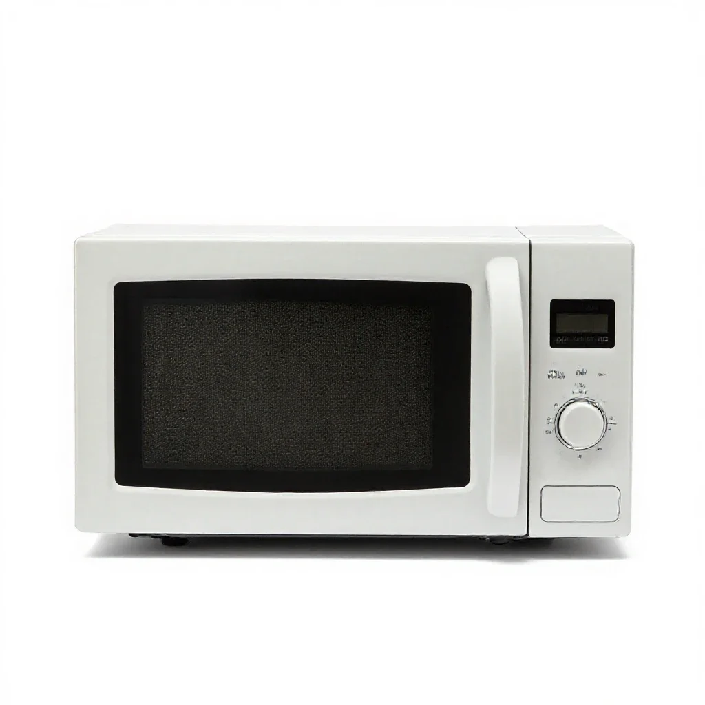 Microwave isolated on a white background