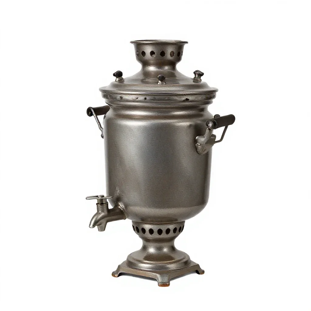 Samovar isolated on a white background