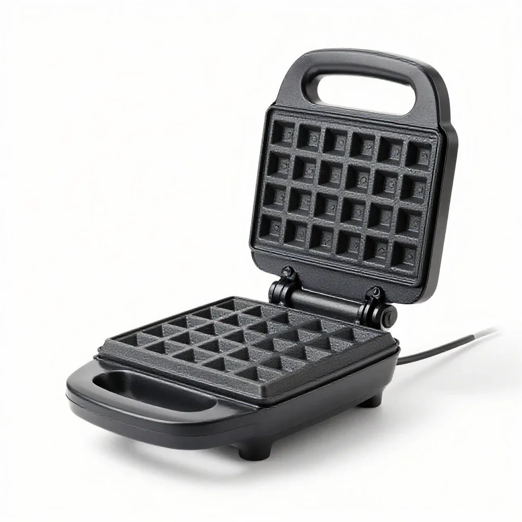 Waffle iron isolated on a white background