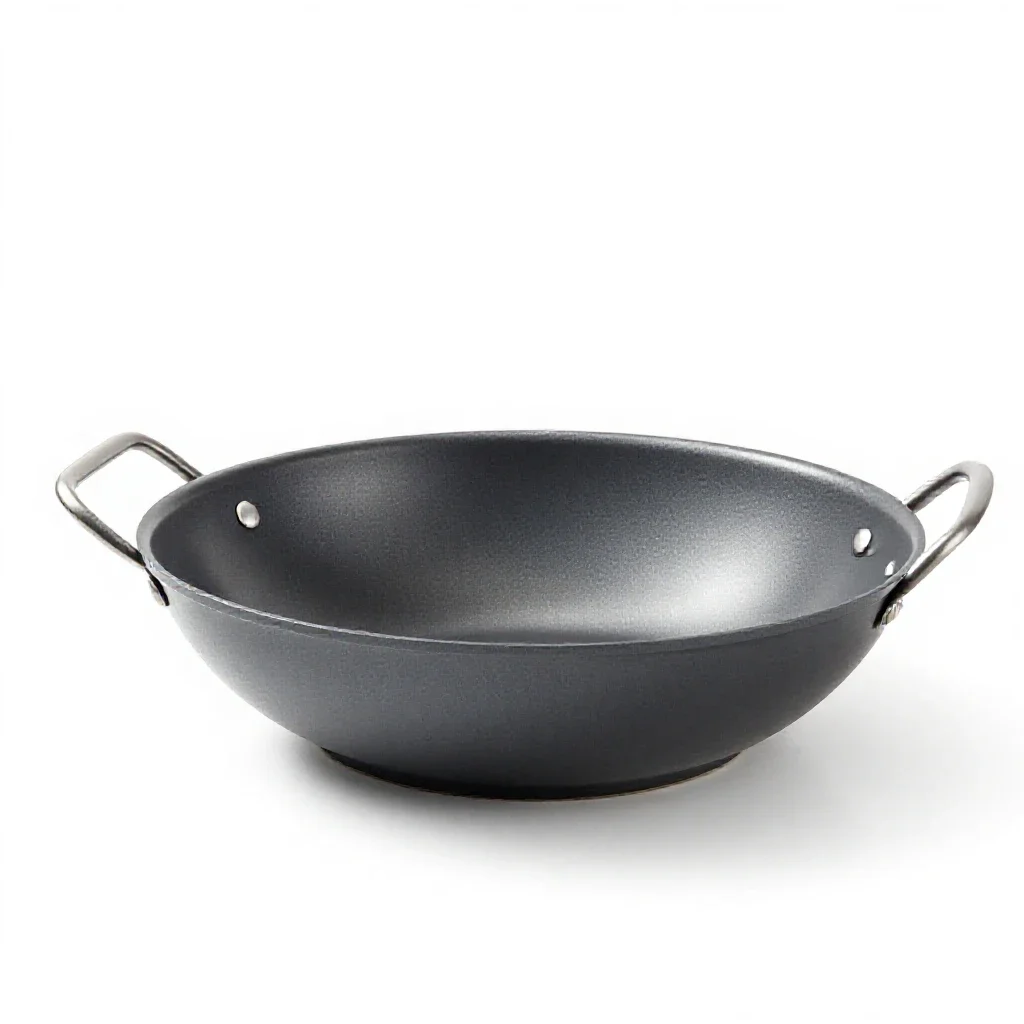 Wok isolated on a white background