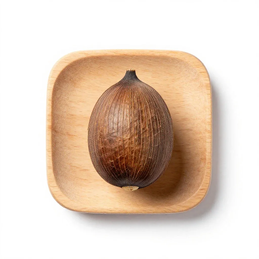 Babassu nut isolated on a white background