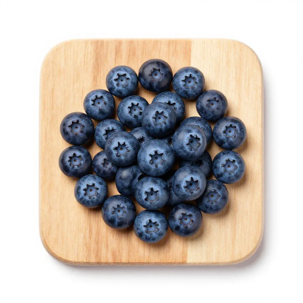 Bilberry isolated on a white background