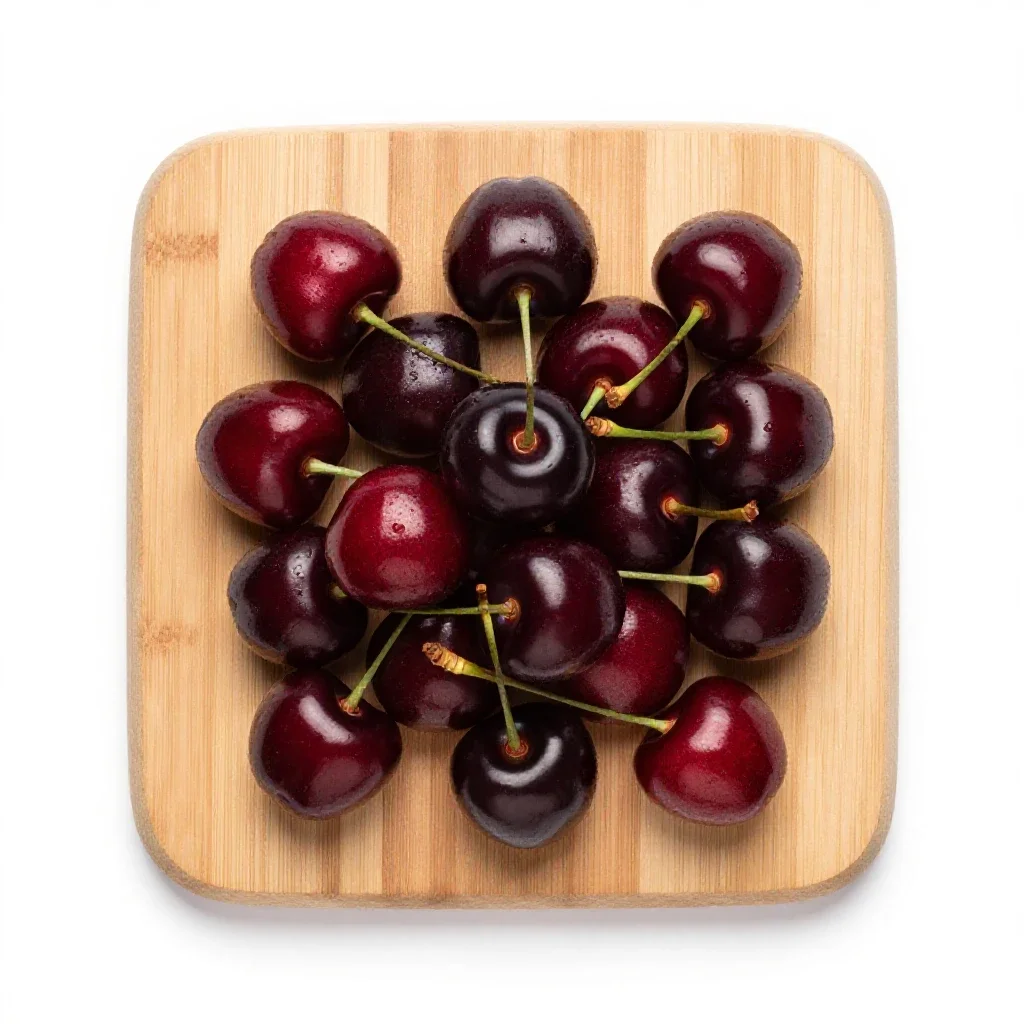 Bing cherry isolated on a white background