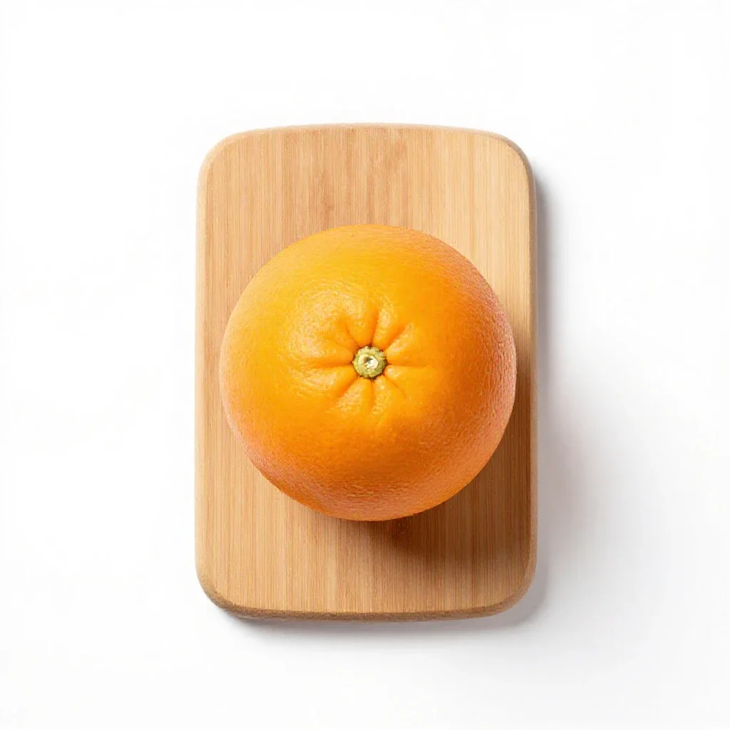 Bitter orange isolated on a white background