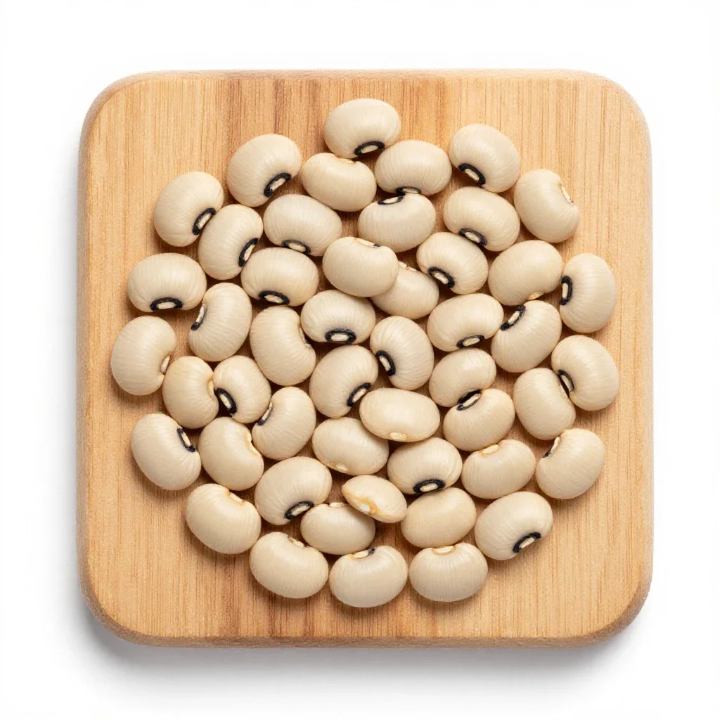 Black-eyed pea isolated on a white background