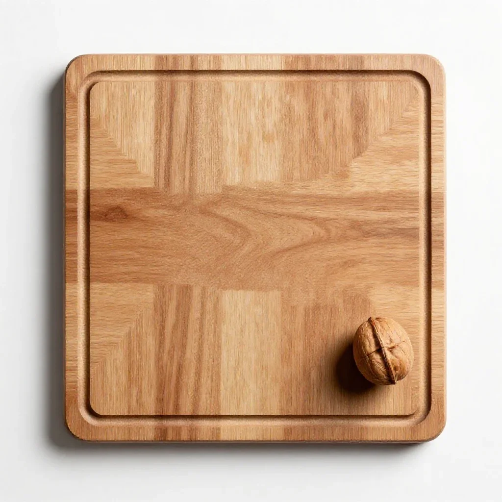 Black walnut isolated on a white background