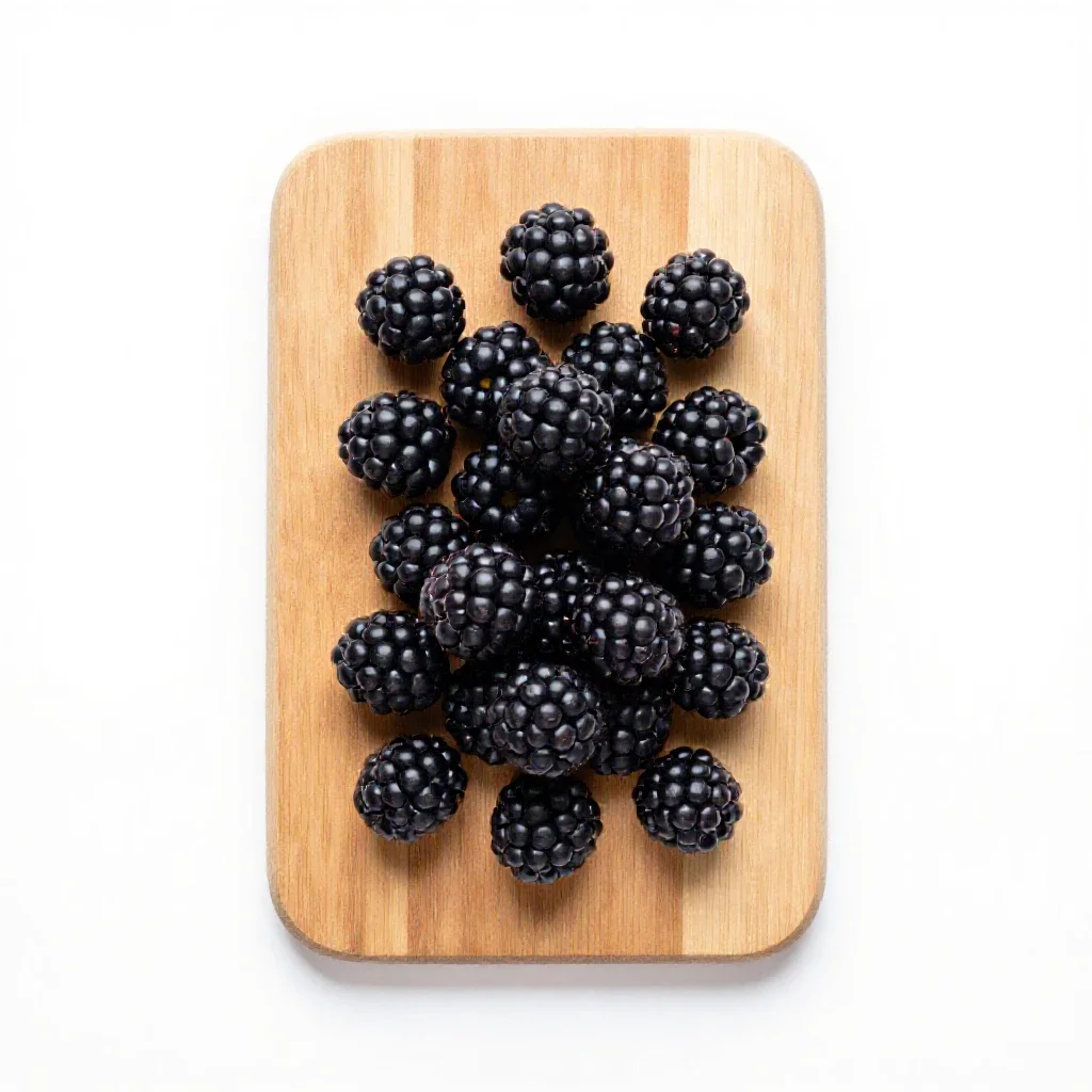 Blackberry isolated on a white background