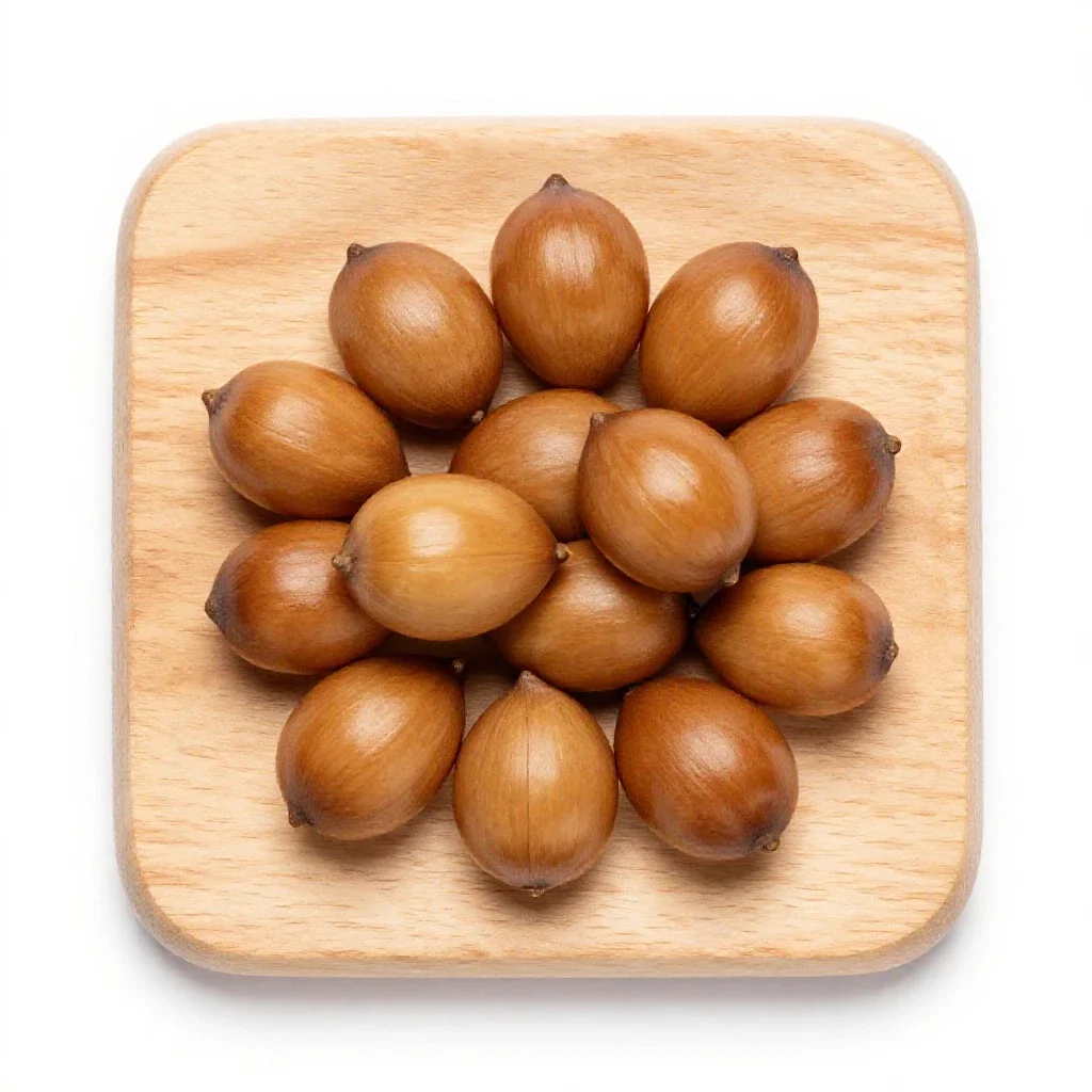 Buffalo nut isolated on a white background