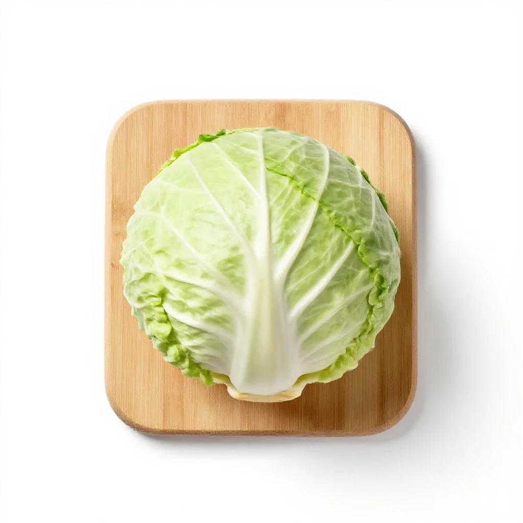 Cabbage isolated on a white background