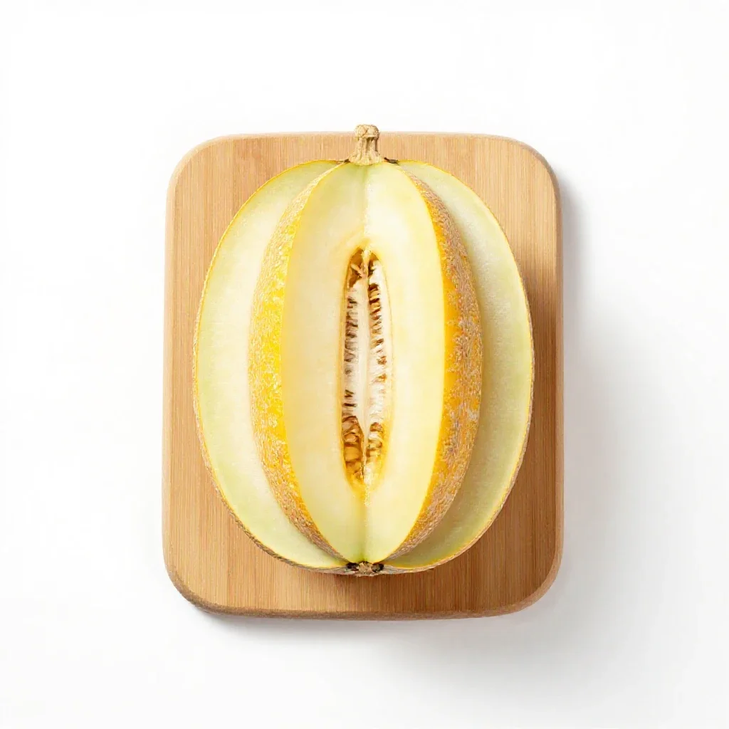 Casaba isolated on a white background