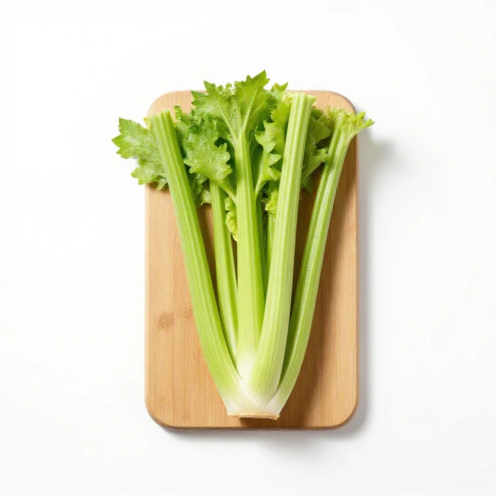 Celery isolated on a white background