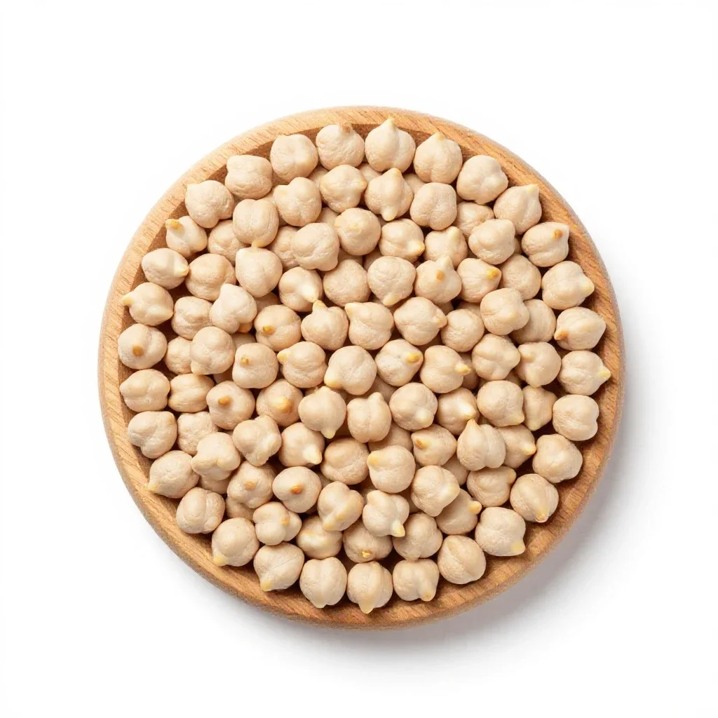 Chickpea isolated on a white background