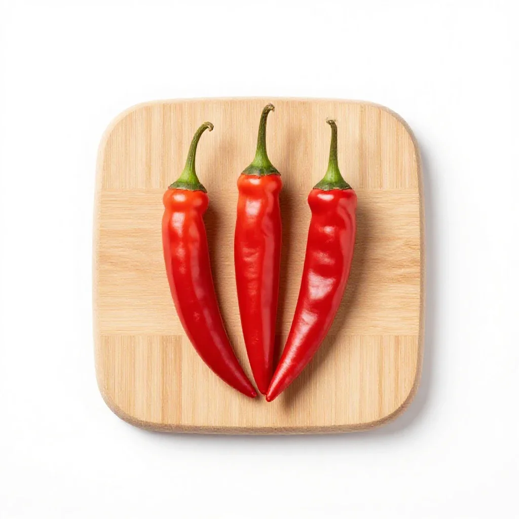 Chili isolated on a white background