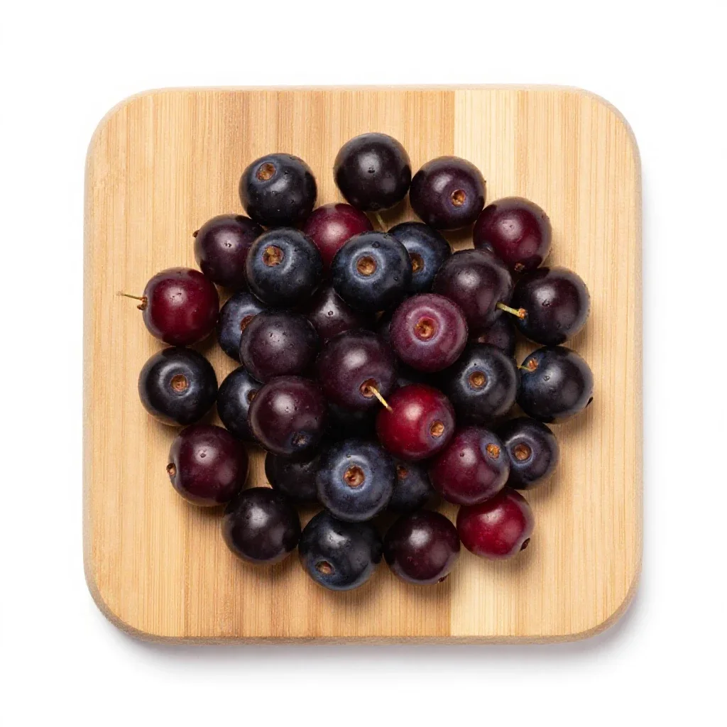Chokecherry isolated on a white background