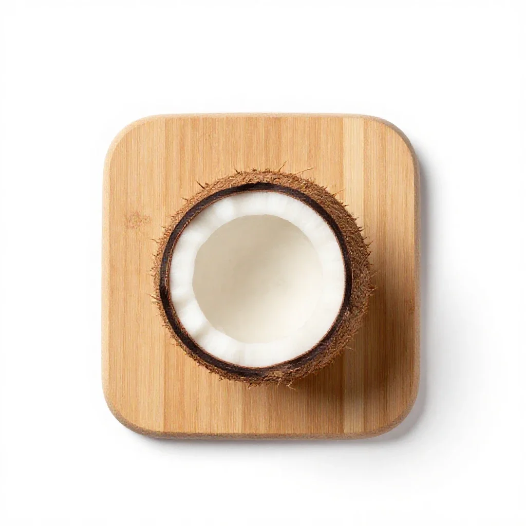 Coconut isolated on a white background
