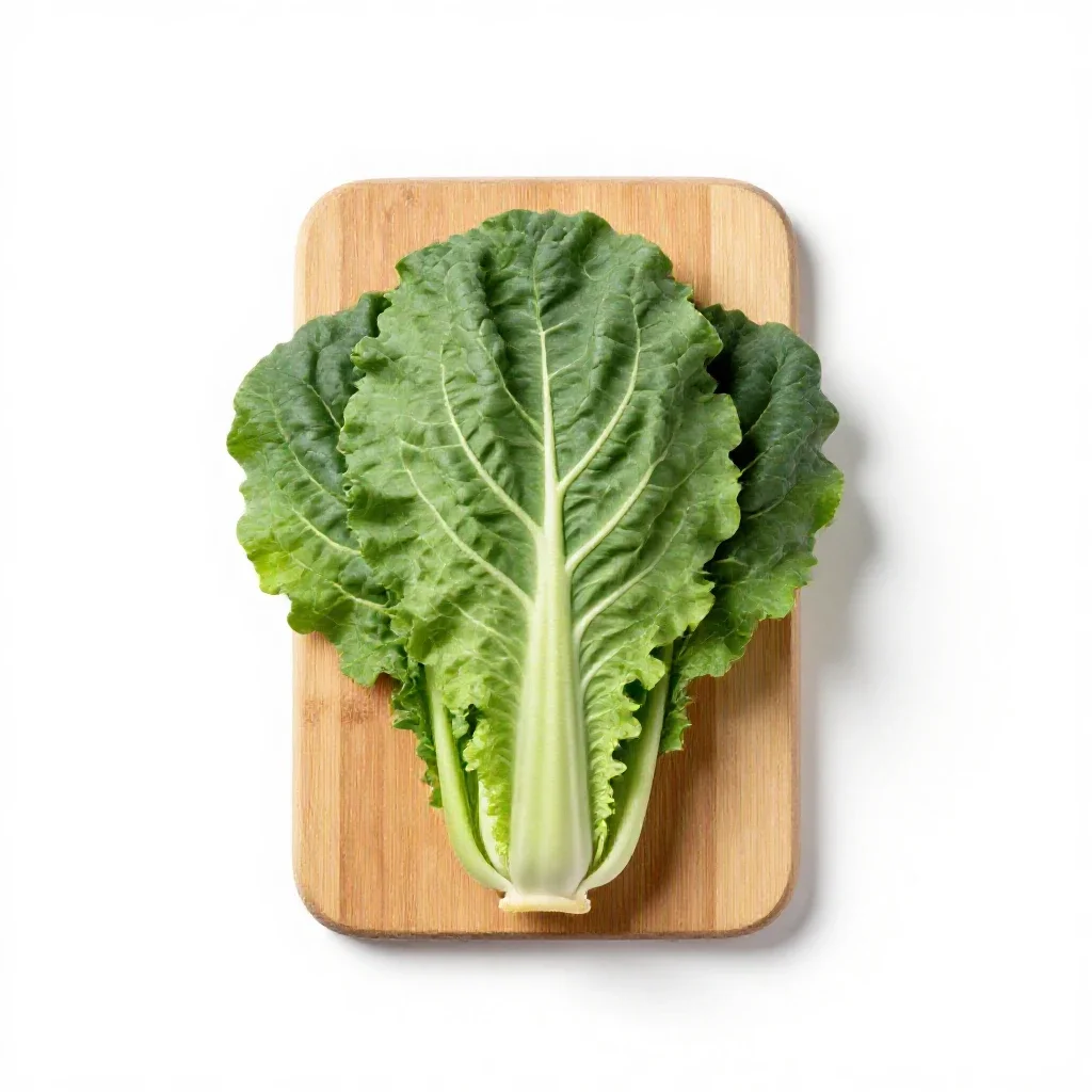 Collards isolated on a white background