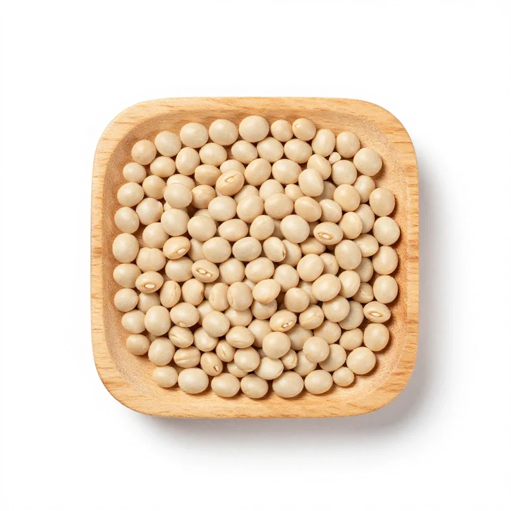 Common bean isolated on a white background