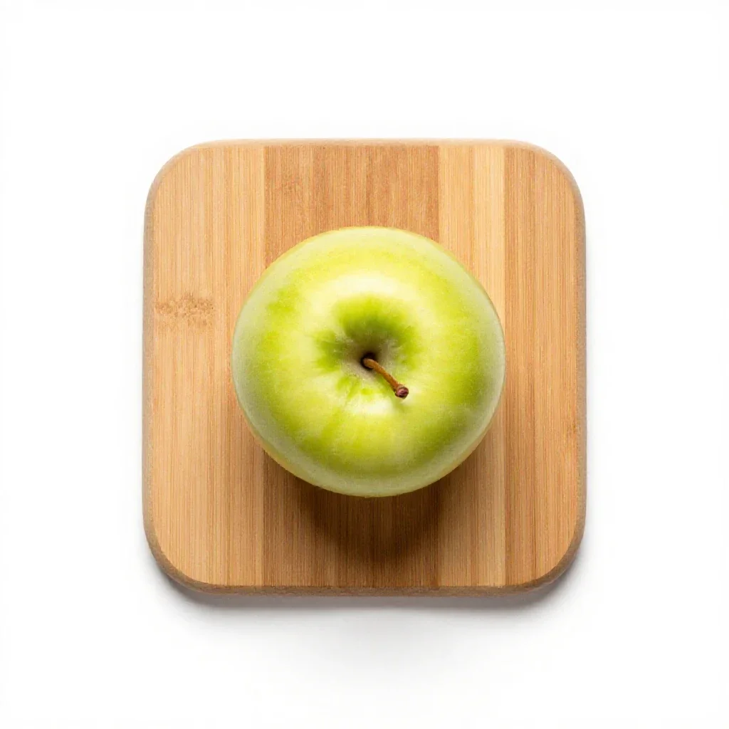 Cooking apple isolated on a white background