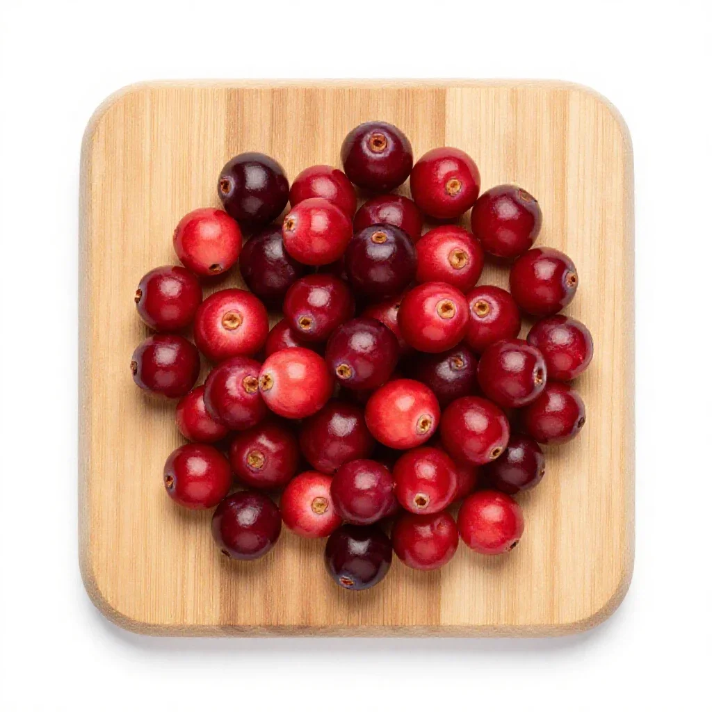 Cranberry isolated on a white background