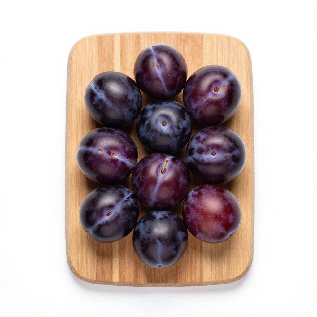 Damson isolated on a white background