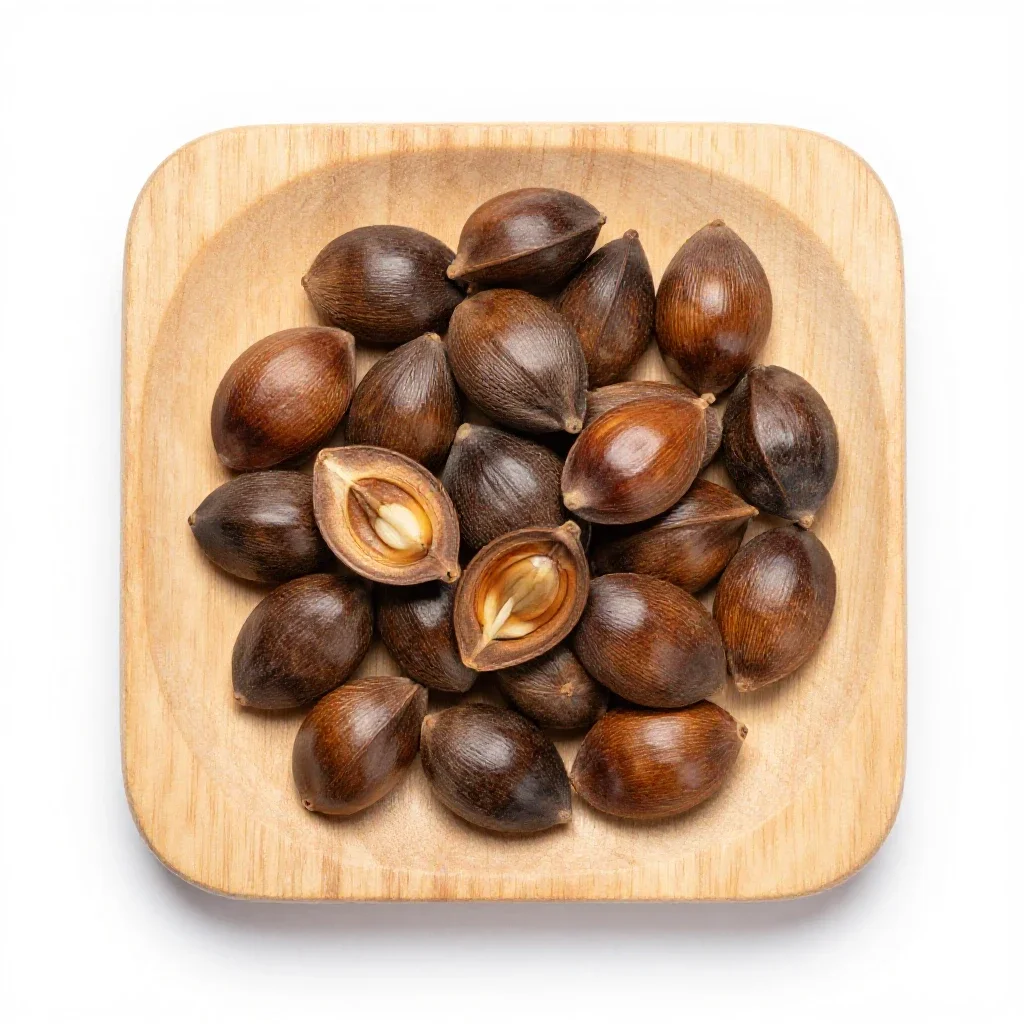 Dika nut isolated on a white background