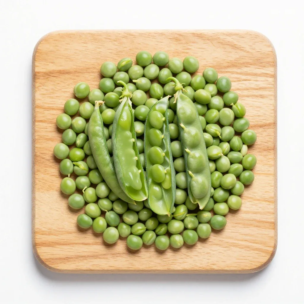 Field pea isolated on a white background
