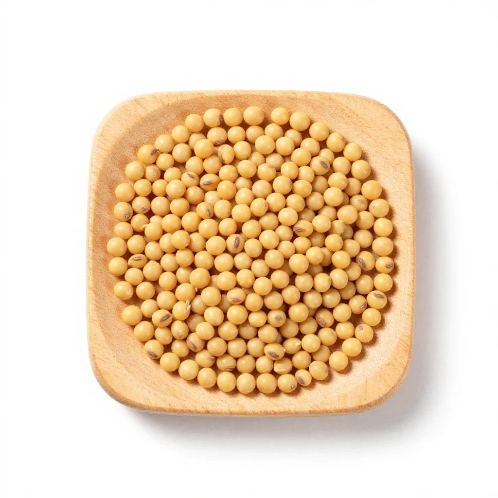Field soybean isolated on a white background