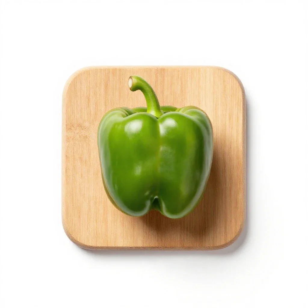 Globe pepper isolated on a white background
