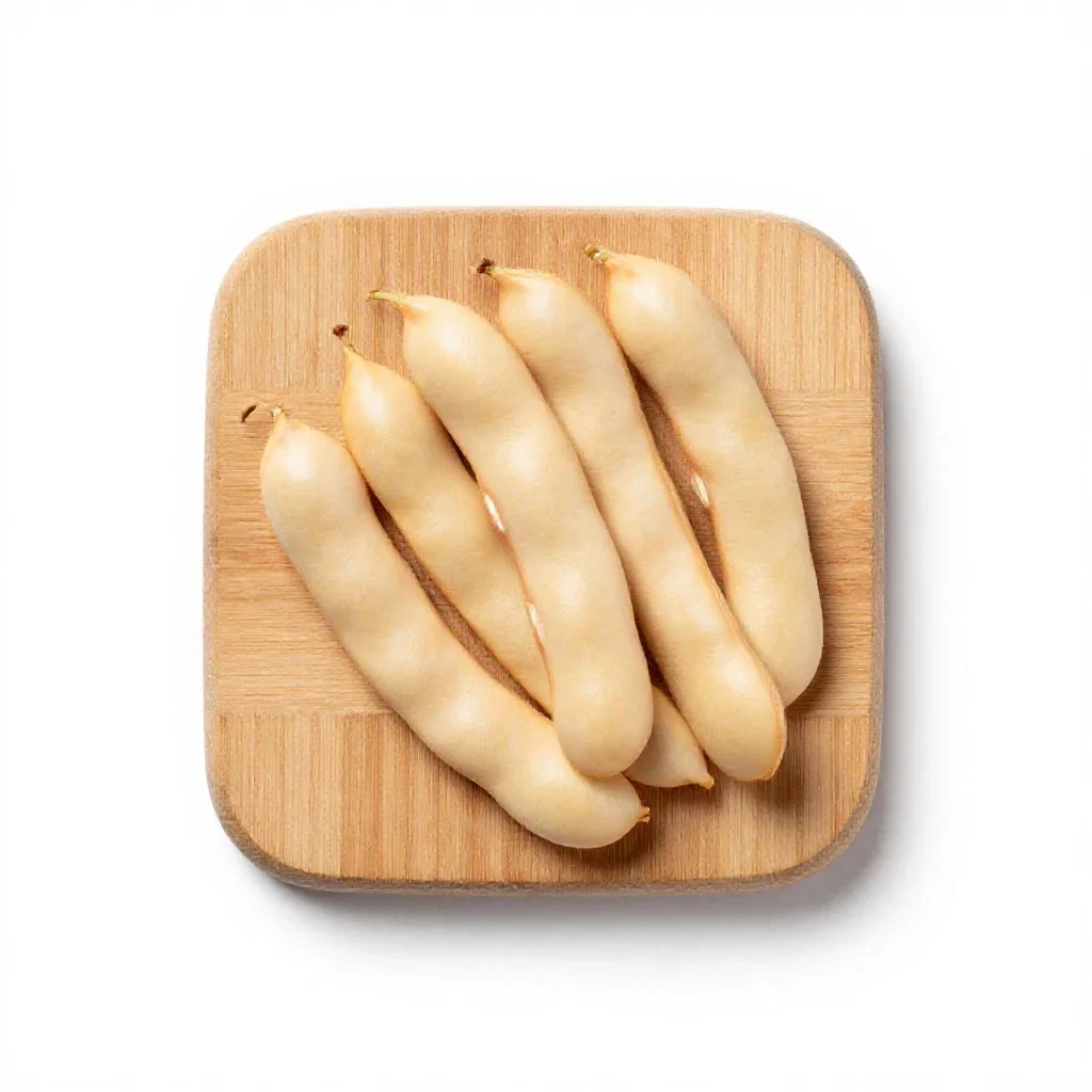 Goa bean isolated on a white background