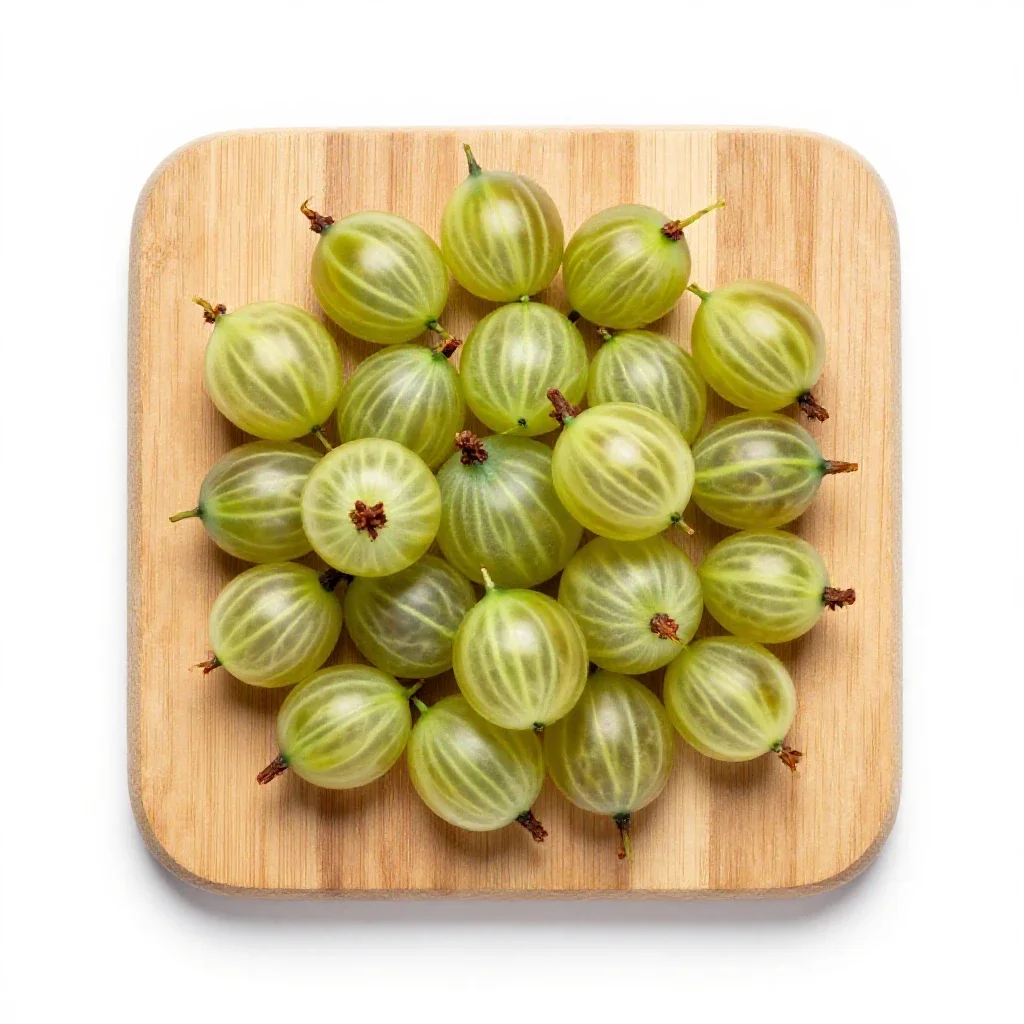 Gooseberry isolated on a white background