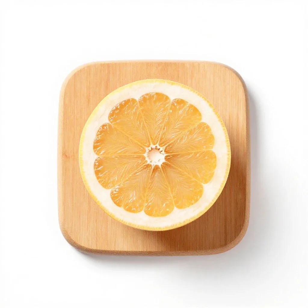 Grapefruit isolated on a white background