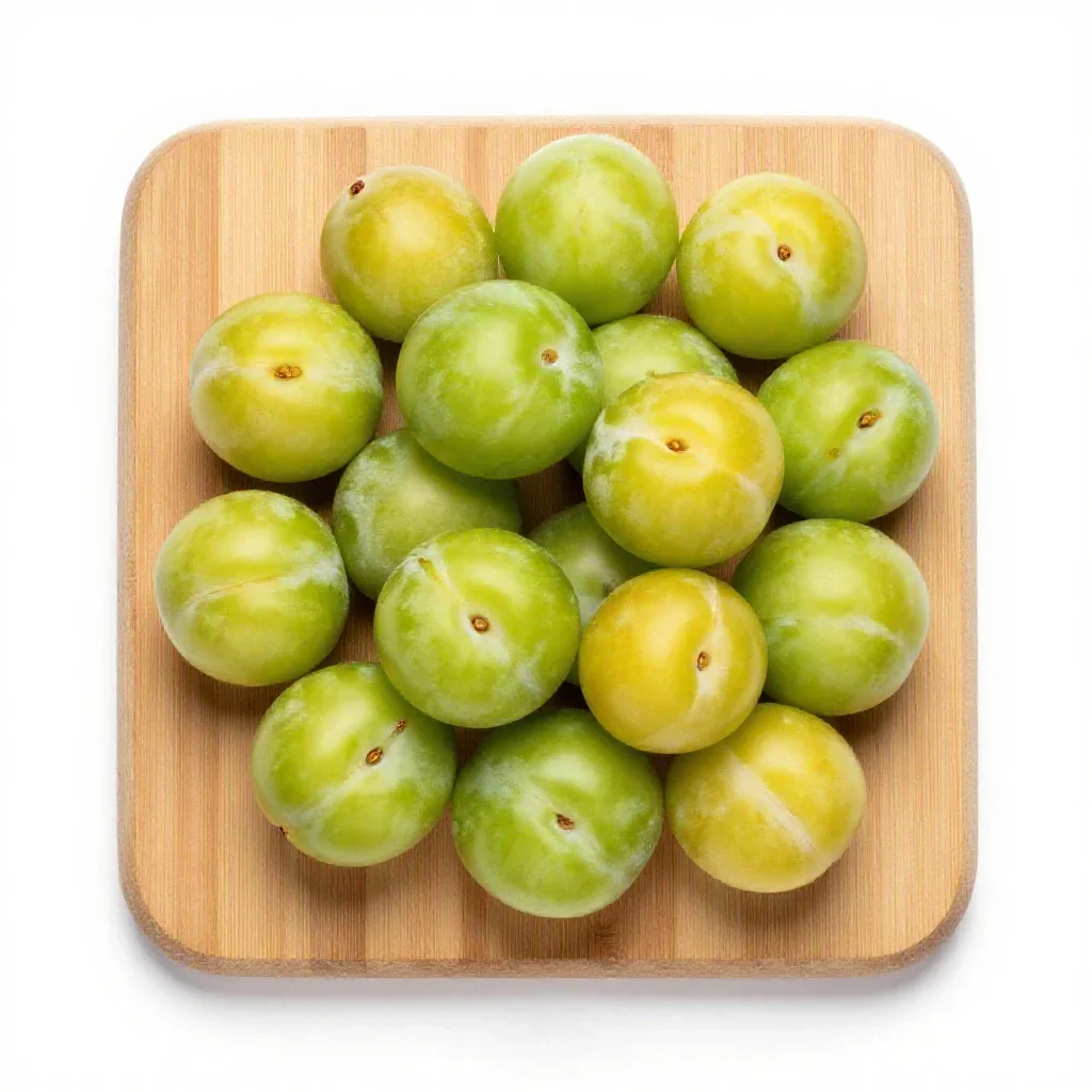 Greengage isolated on a white background