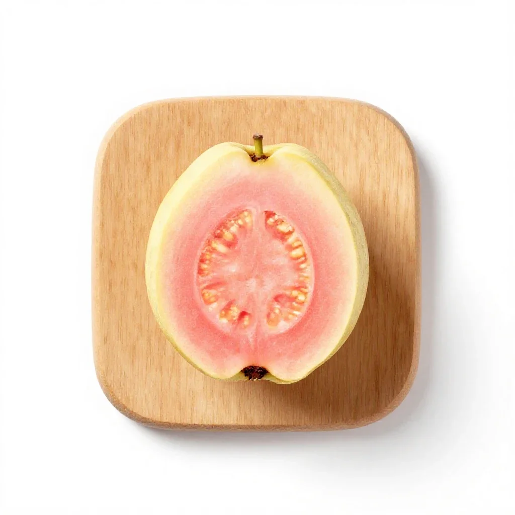 Guava isolated on a white background