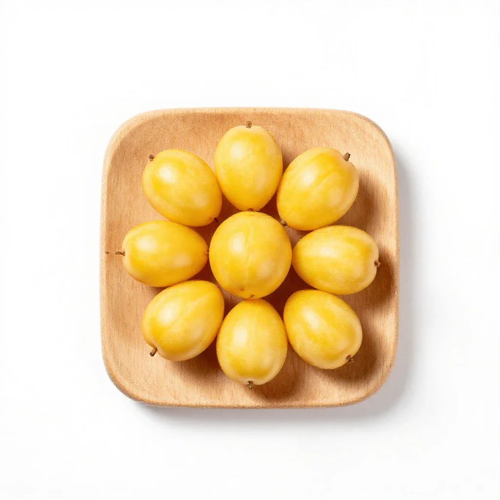 Hog plum isolated on a white background