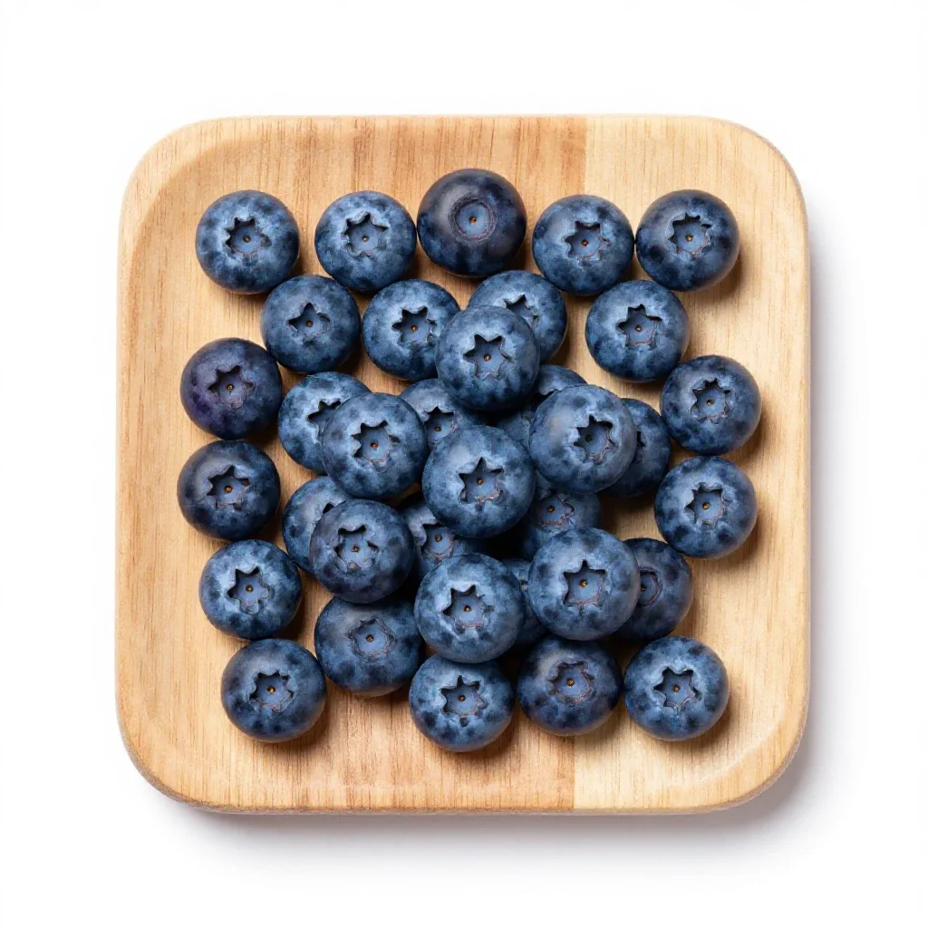 Huckleberry isolated on a white background