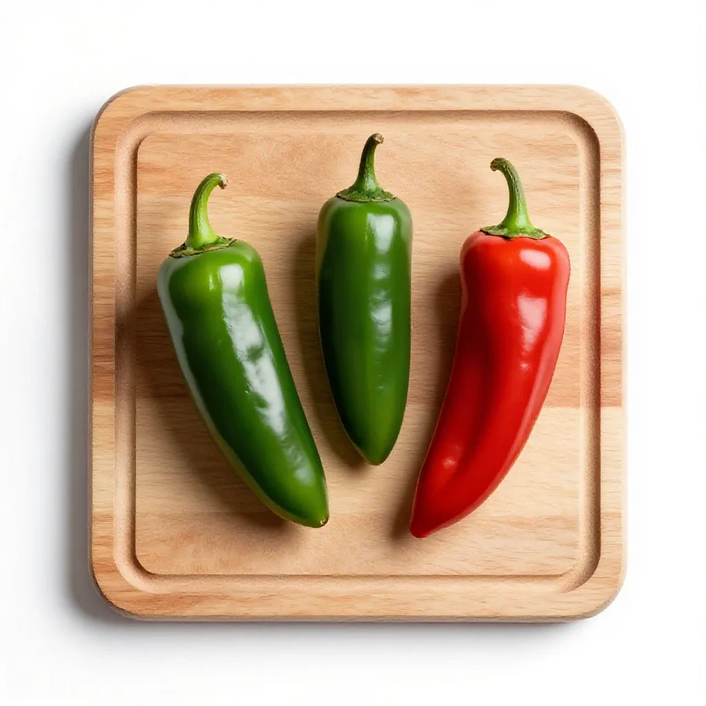 Jalapeno isolated on a white background